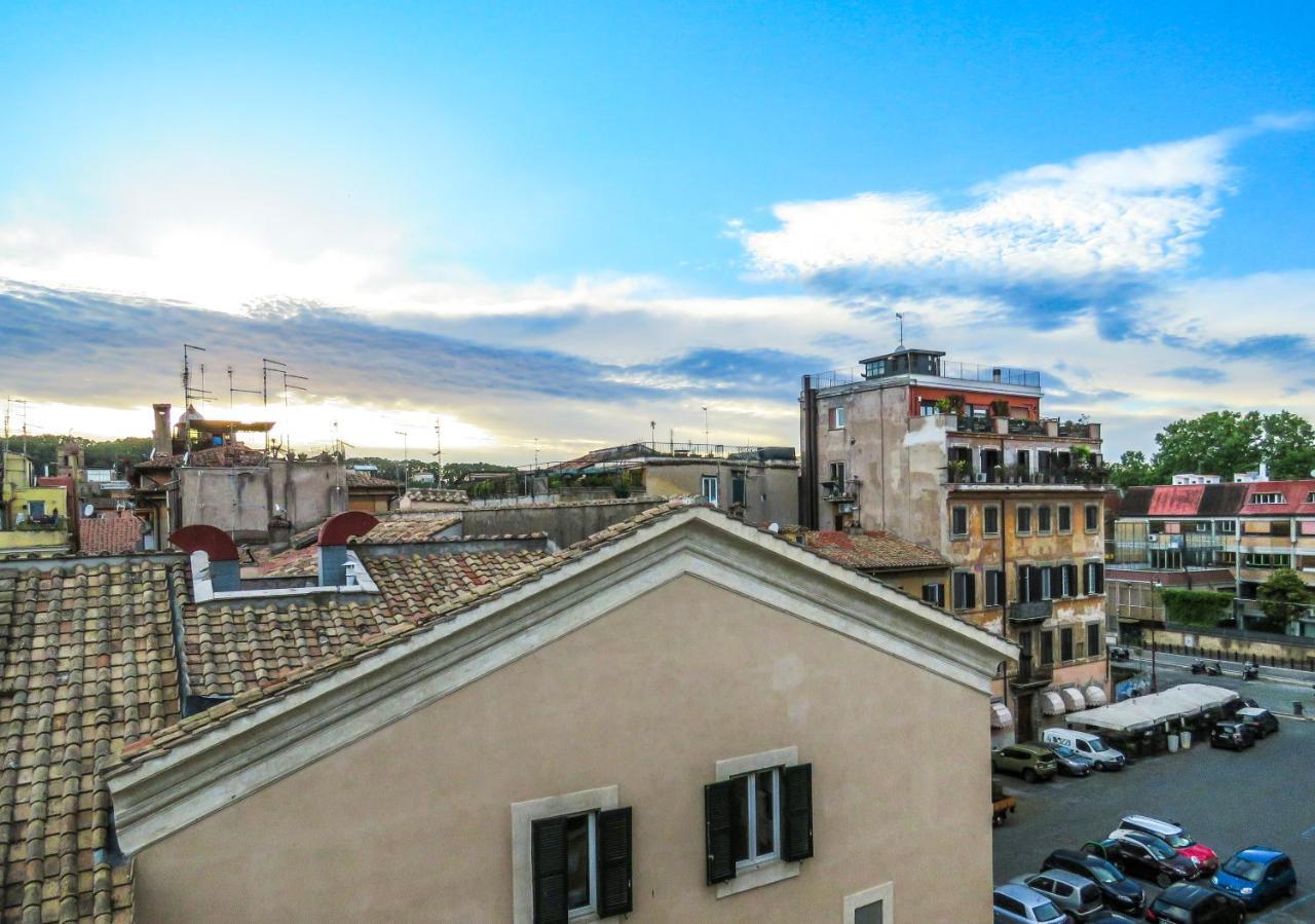 Mattia'S Penthouse - View Over Trastevere Roofs Rome Buitenkant foto